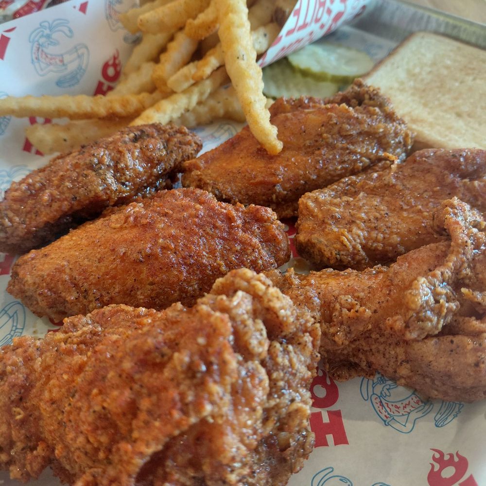 6 piece hot chicken wings 6 piece hot chicken wings
