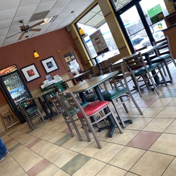 Subway - tables and chairs in a restaurant - Fast Food Near Me - Saluda, North Carolina