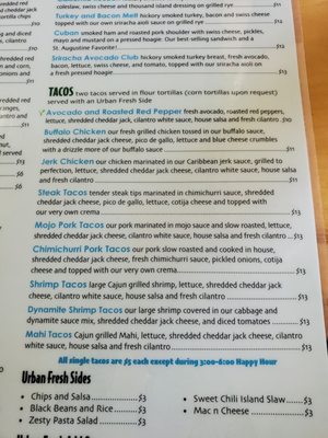 Menu photo 8 Back 40 Urban Cafe St. Augustine, FL