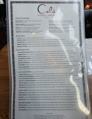 Menu photo 4 Caló Kitchen + Tequila - El Segundo El Segundo, CA Menu photo 4 Caló Kitchen + Tequila - El Segundo El Segundo, CA