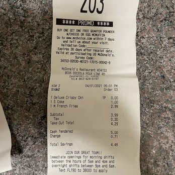 McDonald's - Never again! Don't even try it go to Popeyes for the real deal! - Fast Food Near Me - Davenport, Florida McDonald's - Never again! Don't even try it go to Popeyes for the real deal! - Fast Food Near Me - Davenport, Florida