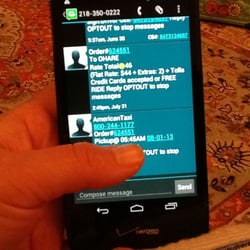 American Taxi - This is the confirmation of a taxi that never showed up.