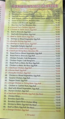 Menu photo 1 Hong Kong Kitchen South Burlington, VT
