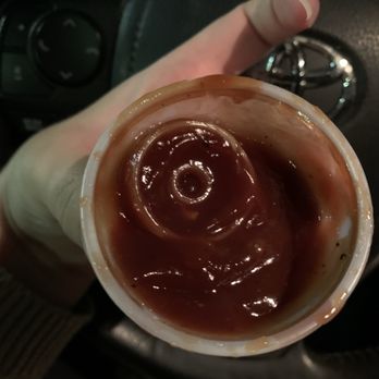 Jollibee - Plastic equipment in the bbq sauce...HOW?! - Fast Food Near Me - Torrance, California Jollibee - Plastic equipment in the bbq sauce...HOW?! - Fast Food Near Me - Torrance, California