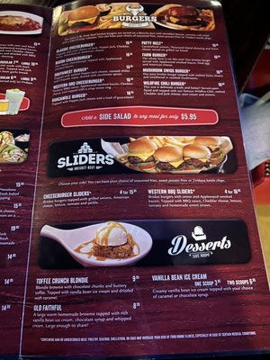 Menu photo 1 Timbers - Azure Las Vegas, NV Menu photo 1 Timbers - Azure Las Vegas, NV