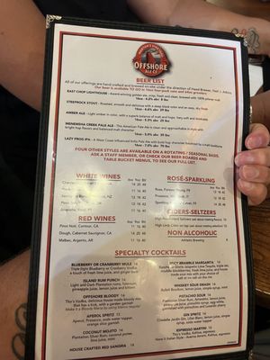 Menu photo 6 Offshore Ale Oak Bluffs, MA Menu photo 6 Offshore Ale Oak Bluffs, MA
