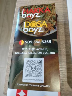 Menu photo 1 Dosa Boyz Niagara Falls, ON Menu photo 1 Dosa Boyz Niagara Falls, ON