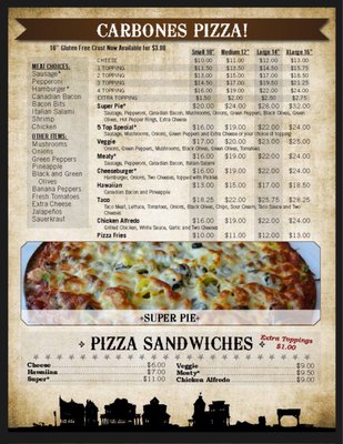 Menu photo 4 Willow River Saloon/Carbone's Pizzeria Hudson, WI Menu photo 4 Willow River Saloon/Carbone's Pizzeria Hudson, WI