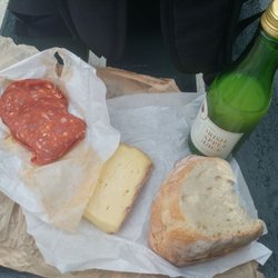 Connemara Hamper - Chorizo, cheese, Boule and Irish apple juice all from Connemara Hamper