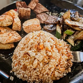 Tokyo Wako - Lunch portion - steak & chicken with fried rice. - Japanese Near Me - Ontario, California Tokyo Wako - Lunch portion - steak & chicken with fried rice. - Japanese Near Me - Ontario, California