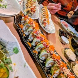 Raibu Sushi Bar - Boise, Stanley, and Spicy Tuna Rolls