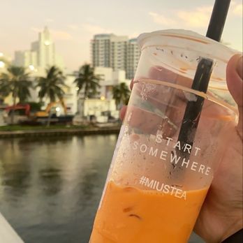 Miu's Tea - Thai Tea Latte - Bubble Tea Near Me - South Miami, Florida