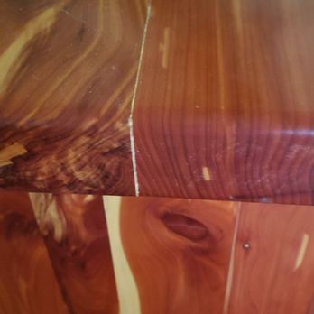 Sierra Moving & Delivery - Split on top of dresser from "drying" - Movers Near Me - Springfield, Missouri