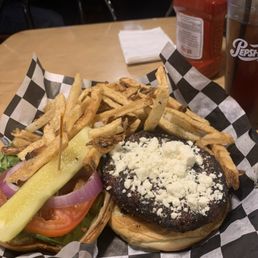 Spinach Feta Burger