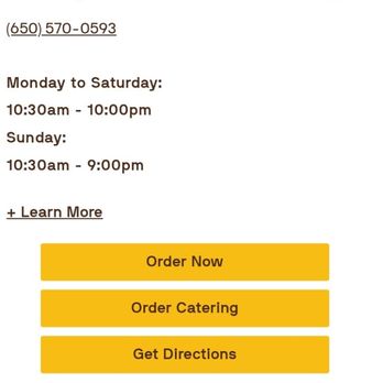 Starbird Chicken - Hours per website - Chicken Shop Near Me - Foster City, California Starbird Chicken - Hours per website - Chicken Shop Near Me - Foster City, California