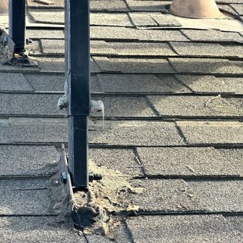 Shaw's Home Comfort - Roofing tar (now brown from dirt) that has started to decay - Heating & Air Conditioning/HVAC Near Me - Lemoore, California Shaw's Home Comfort - Roofing tar (now brown from dirt) that has started to decay - Heating & Air Conditioning/HVAC Near Me - Lemoore, California