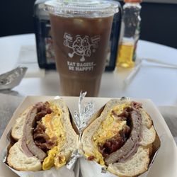 The Big Boy and ice coffee