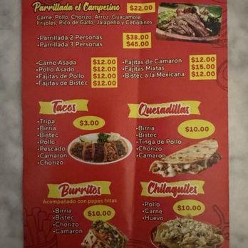 Tacos Matamores - Menu - Food Trucks Near Me - Brooklyn, New York Tacos Matamores - Menu - Food Trucks Near Me - Brooklyn, New York
