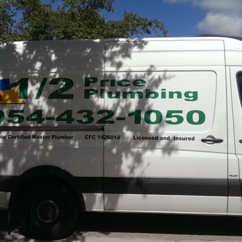 1/2 Price Plumbing - 1/2 price plumbing truck - Plumbing Near Me - Plantation, Florida