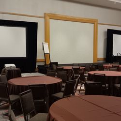 A V Trends - Dual 16:10 UWHD Screens with 10k Projectors