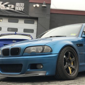 K2 Auto Body - E46 M3, the first long beach blue in the world done at K2 Auto Body - Body Shops Near Me - Edgewater, New Jersey K2 Auto Body - E46 M3, the first long beach blue in the world done at K2 Auto Body - Body Shops Near Me - Edgewater, New Jersey