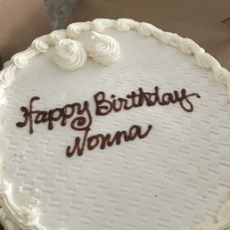 Disappointing Lafrenaie cake. Did they run out of icing? Creativity? Disappointing Lafrenaie cake. Did they run out of icing? Creativity?