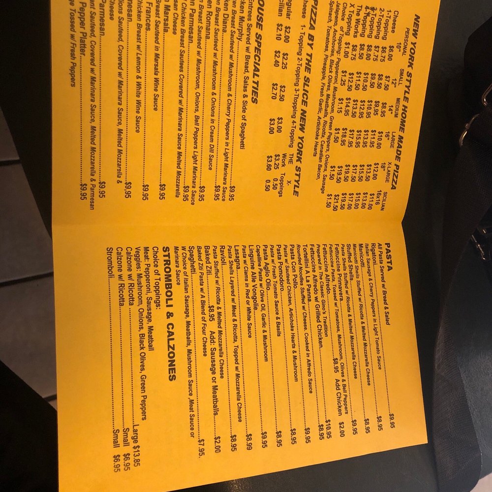 Gino's Pizza and Spaghetti - Takeout menu - Pizza Near Me - Coppell, Texas