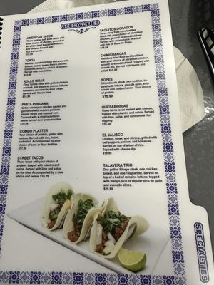Menu photo 7 Talavera Mexican Restaurant Long Lake, MN Menu photo 7 Talavera Mexican Restaurant Long Lake, MN