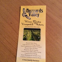 Buzzard Valley Wines & Vineyard - Buzzards valley leaflet