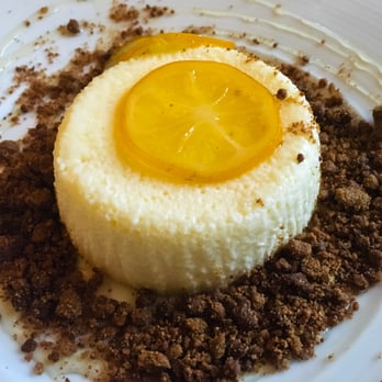 Eno Terra - Rosemary Candied Meyer Lemon Cheesecake with honey ginger syrup and chestnut graham cracker crumble - Italian Near Me - Kingston, New Jersey Eno Terra - Rosemary Candied Meyer Lemon Cheesecake with honey ginger syrup and chestnut graham cracker crumble - Italian Near Me - Kingston, New Jersey