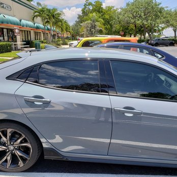 Tint Magic Window Tint - 25 rear 35 front with 18% strip - Car Window Tinting Near Me - Coral Springs, Florida