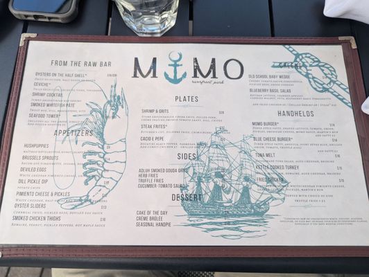 Menu photo 2 MOMO Riverfront Park North Charleston, SC