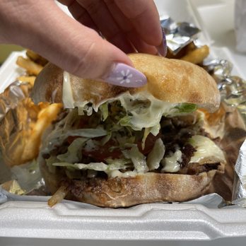 Balkan Restaurant - Balkan Steak and Cheese Sandwich - Modern European Near Me - Henrico, Virginia