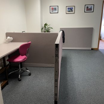 Fountainhead Coworking - Dividers between desks. - Shared Office Spaces Near Me - Butte, Montana Fountainhead Coworking - Dividers between desks. - Shared Office Spaces Near Me - Butte, Montana