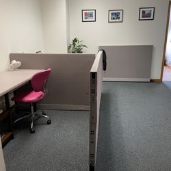 Fountainhead Coworking - Dividers between desks.