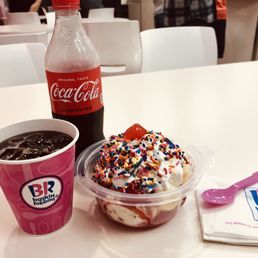 My banana royal with a coke.