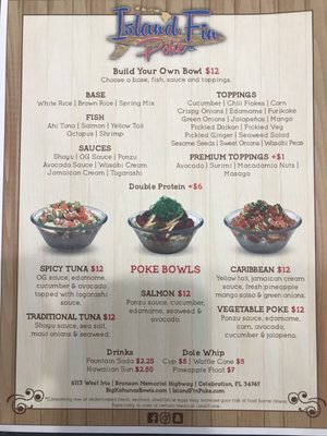 Menu photo 7 Island Fin Poke Orlando, FL Menu photo 7 Island Fin Poke Orlando, FL
