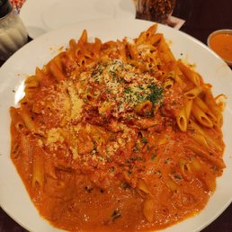 Vodka over penne