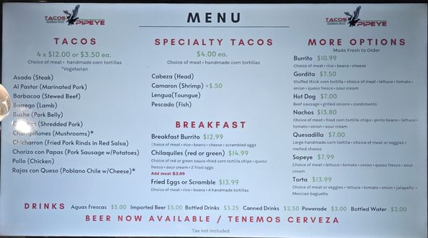 Tacos Pipeye by null
