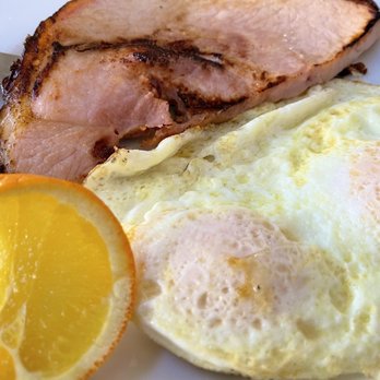 Kickback Jack's - 2 Egg Breakfast Favorites w/Ham Steak - American Near Me - Rancho Cucamonga, California