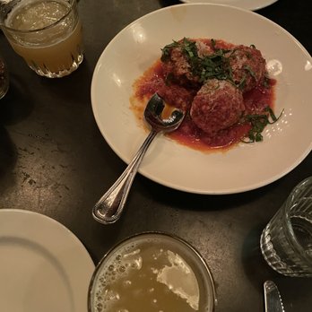 White Pie - Split beer & Meatballs Al Forno - Pizza Near Me - Denver, Colorado White Pie - Split beer & Meatballs Al Forno - Pizza Near Me - Denver, Colorado
