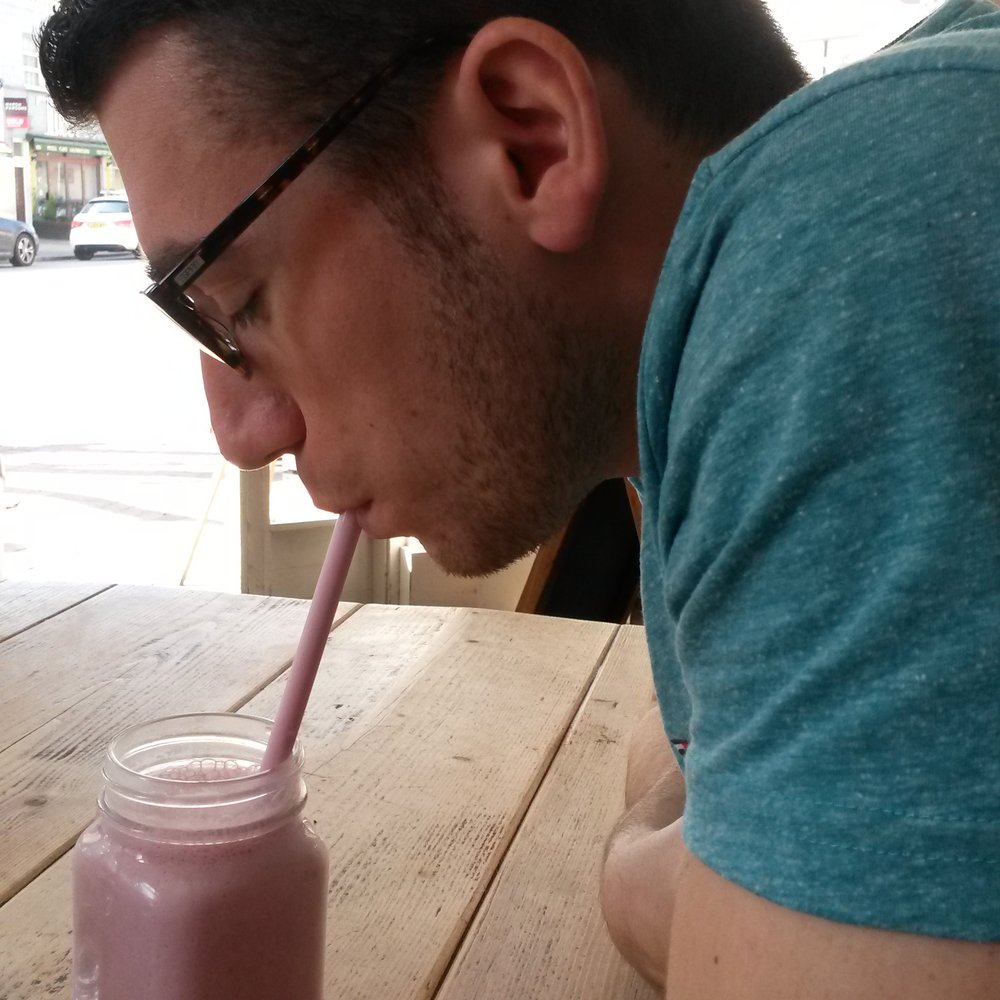 The yummy milkshake The yummy milkshake