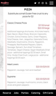 Menu photo 3 Casa Di Amore Las Vegas, NV
