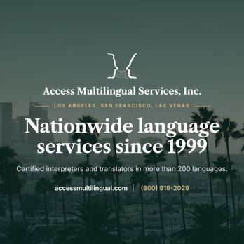Access Multilingual Services - Nationwide language services since 1999 - Translation Services Near Me - Los Angeles, California Access Multilingual Services - Nationwide language services since 1999 - Translation Services Near Me - Los Angeles, California