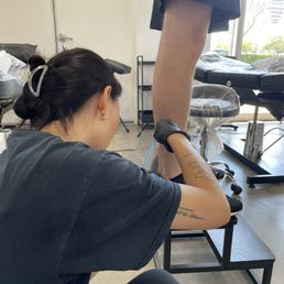 Day 3 live tattoo model