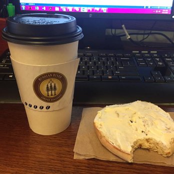 Coffee Bazaar - Can't go wrong with an Everything Bagel with Cream Cheese!!!! - Coffee & Tea Near Me - Guerneville, California