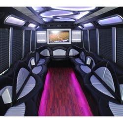 A&A Limousine & Bus Service - Our 34 Pass Coach Interior
