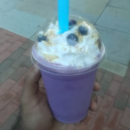 Blueberry cobbler milkshake. Seriously the best milkshake I've ever had. Blueberry cobbler milkshake. Seriously the best milkshake I've ever had.