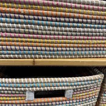 The Container Store - Handmade rainbow baskets up-close! - Home Organization Near Me - Rockville, Maryland
