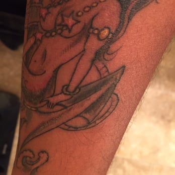 Inkers East Tattoo - Another pic of the arm (chicken drumstick) - Tattoo Near Me - Lakeside, California